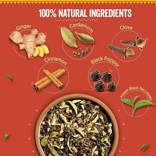 Chaayos Premium Chai Patti with 100% Natural Spices Masala Tea