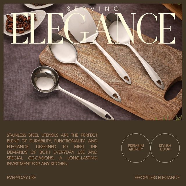Jensons Ss 4 Pcs Serving Tool