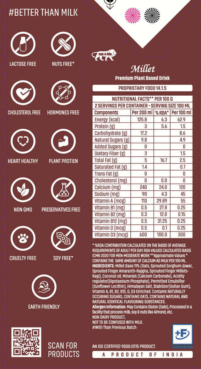Oatey Regular Oat and Nut Drink