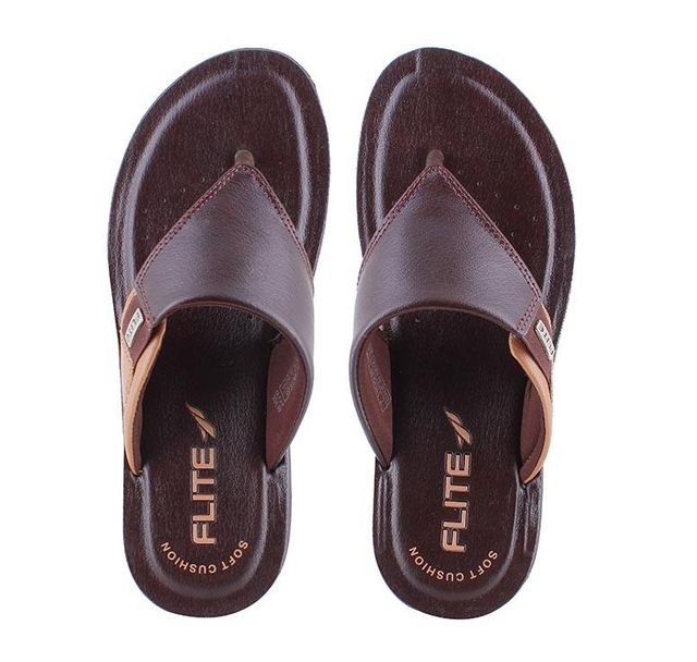 Flite Men's PUG-96 Slippers | Dark Brown | 7 UK