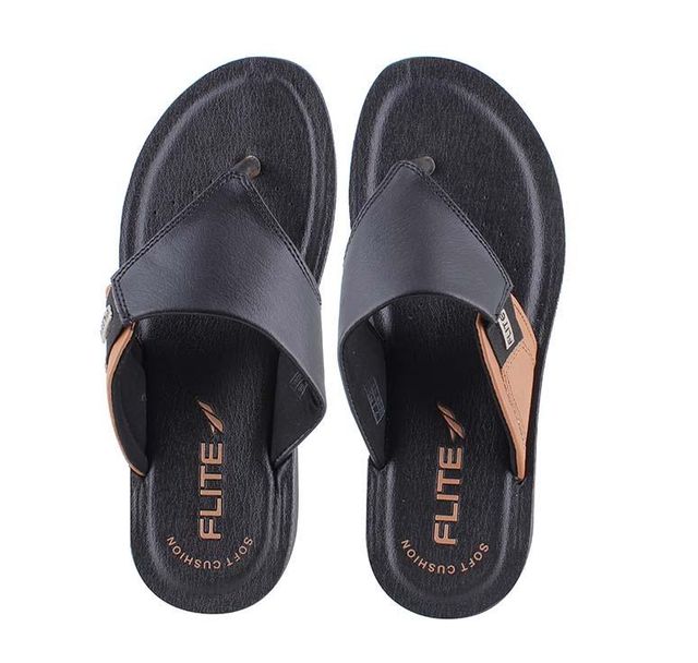 Flite Men's PUG-96 Slippers | Black | 7 UK