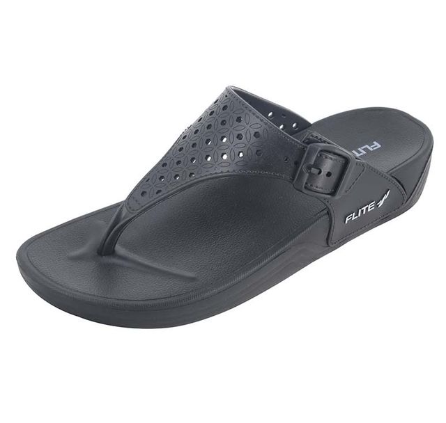 Flite Slippers FL-430 Black For Women-6UK