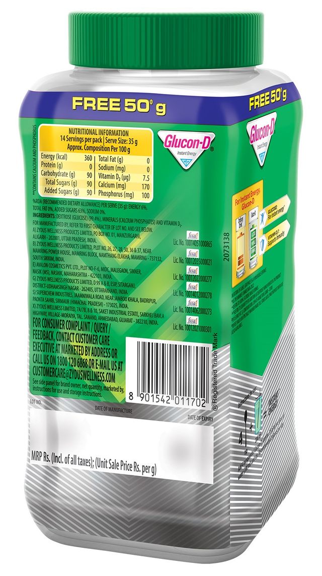 Glucon-D Regular Glucose Powder
