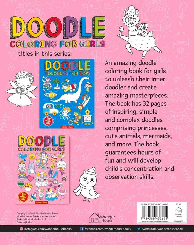 Doodle Coloring For Boys