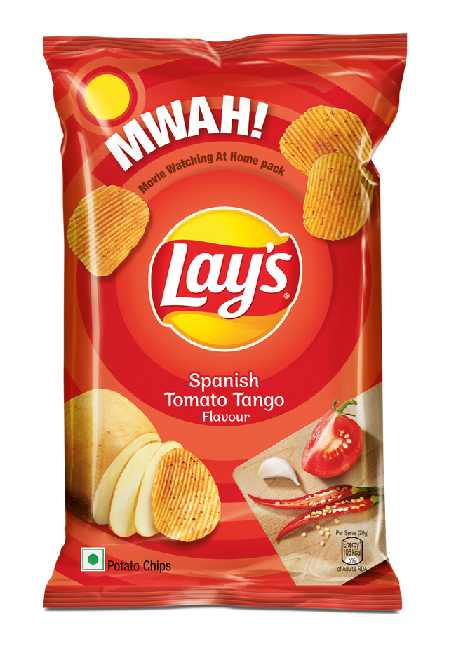Lay's Spanish Tomato Tango Potato Chips 82 g Combo