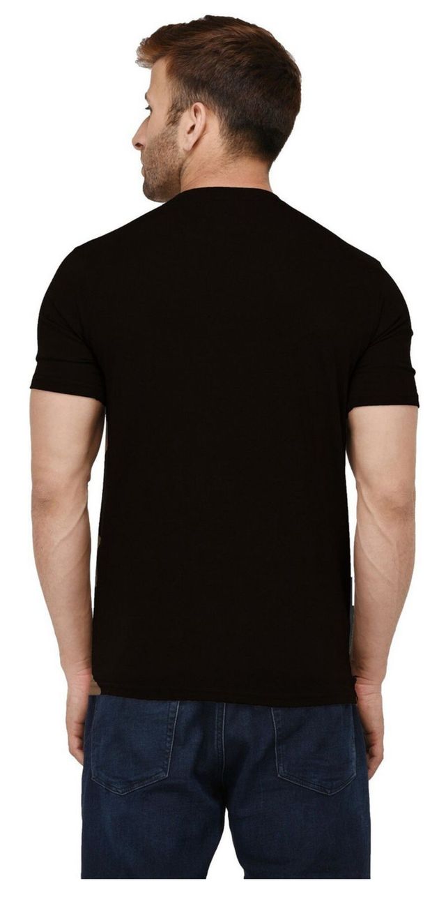 Gcyx Men's Dude Dad Printed T-shirt | Black - XL