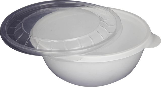 Vinay Trading Plastic Round Reusable Container with Lid 750ml Pack of 6 6 pc Combo