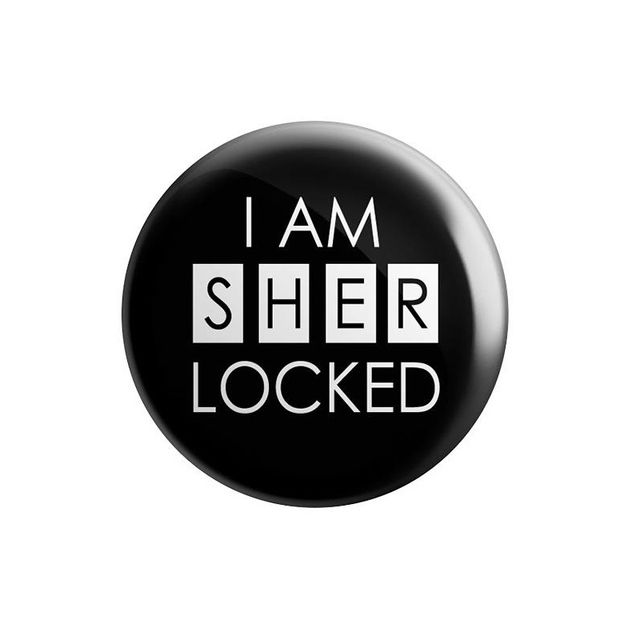House Of Festivals I Am Sherlocked - Badge