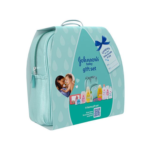 Johnson's Baby Love Baby Care Gift Set For Babies | Blue | 0+ months