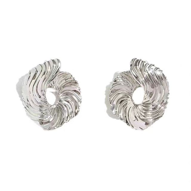 Just Lil Things Irregular Abstract Gold Pin Earrings | jltz0064