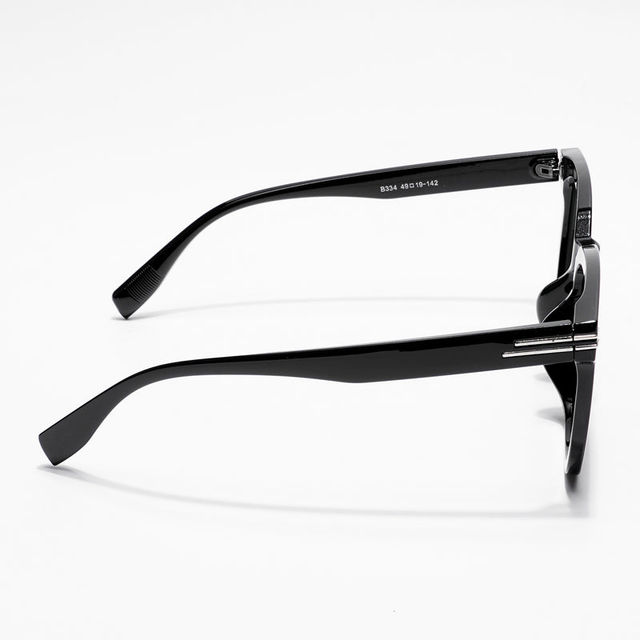Voyage Unisex Plastic Wayfarer Sunglasses | Black - One Size