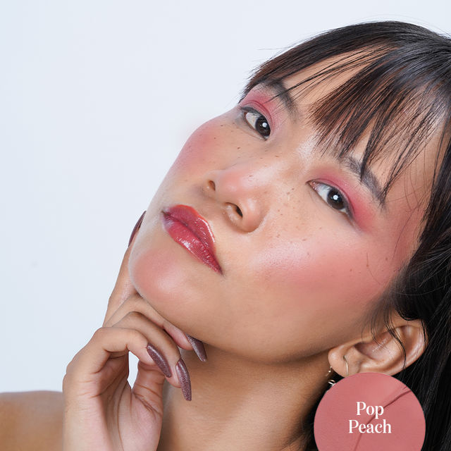 Gush Serum Squishy Liquid Blush | Dewy & Radiant Finish | Easy To Blend & Long Lasting | Pop Peach | Soft Rose