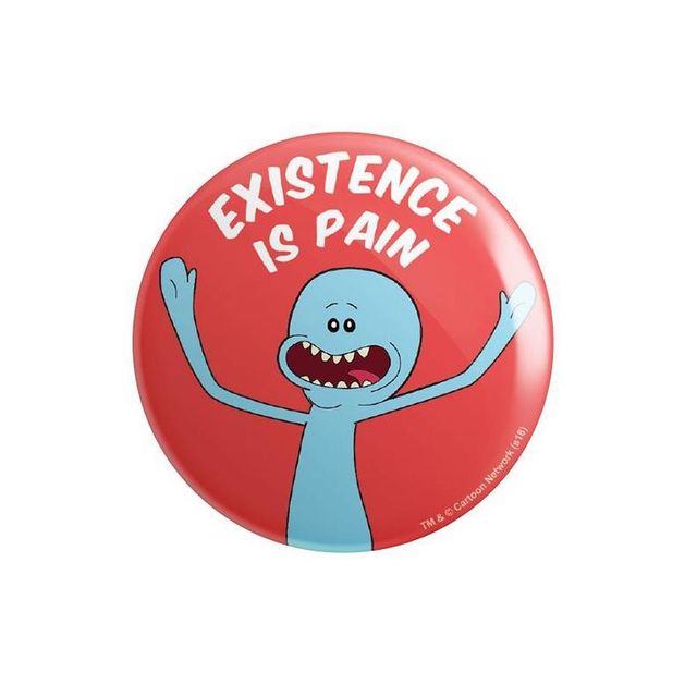 House Of Festivals Mr. Meeseeks- Existence Is Pain - Rick And Morty Official Badge