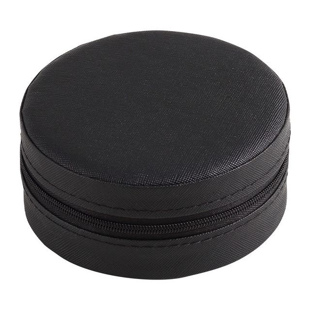 Just Lil Things Round Travel Jewelry Organizer For Rings, Earrings, Small Accessories | Jltjk0032