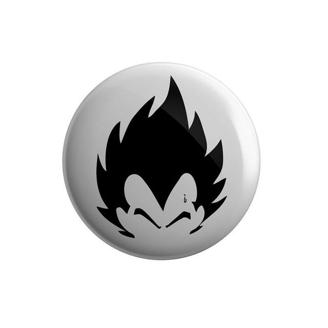 House Of Festivals Saiyan Prince Silhouette - Badge