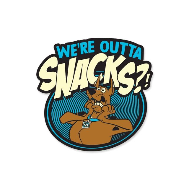 House Of Festivals We'Re Out Of Snacks - Scooby Doo Official Sticker