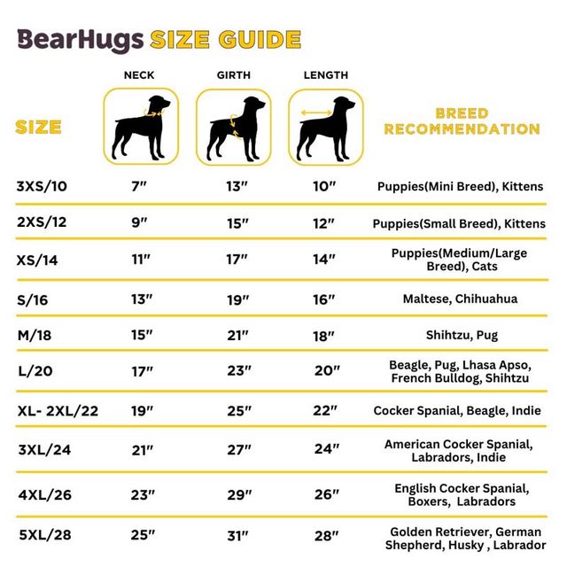 Bearhugs Yellow Highneck Sweater For Dogs M