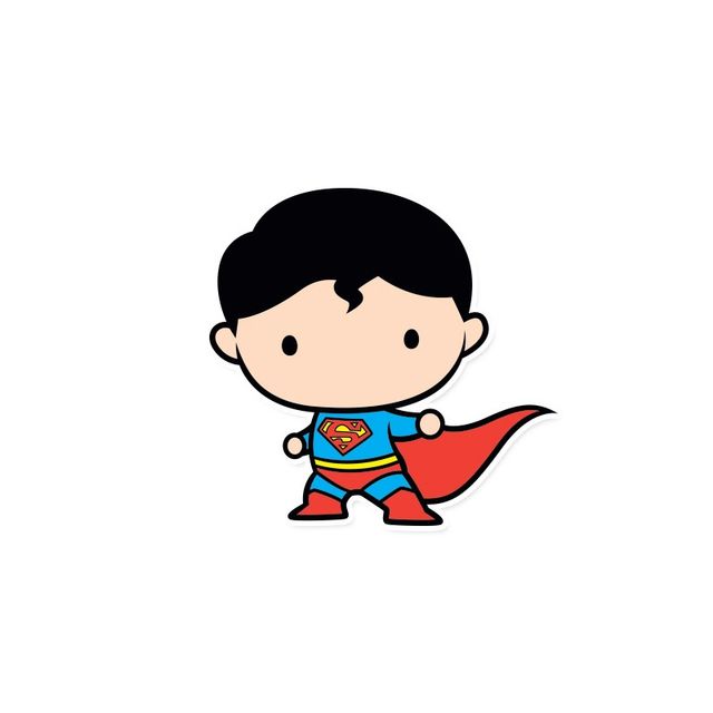 House of Festivals Superman Chibi - Superman Official Sticker