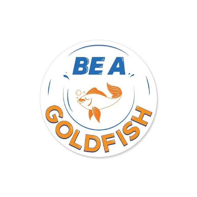 House of Festivals Be a Goldfish - Sticker