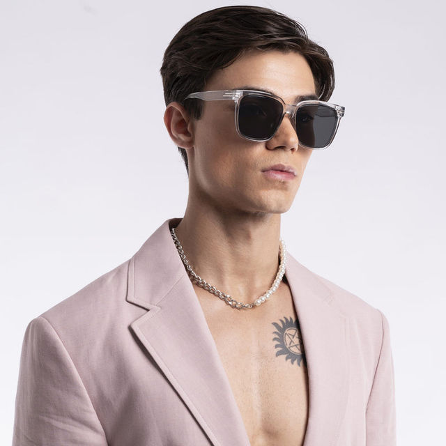 Voyage Unisex Plastic Wayfarer Sunglasses | Gradient Grey - Free Size