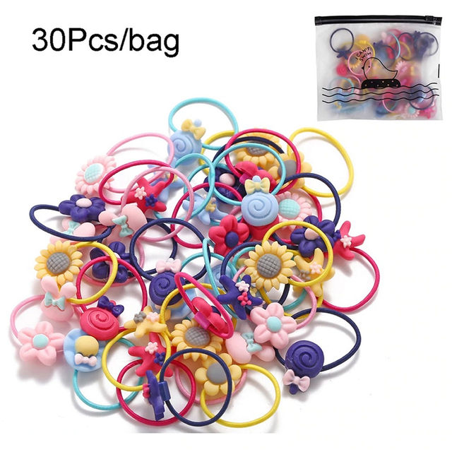 Jewels Galaxy Colorful Hair Rubber Bands For Women/Girls