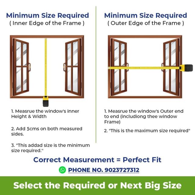 Classic Mosquito Net Prestitched Window Mosquito Net For Window | Black - 120 x 90 cm
