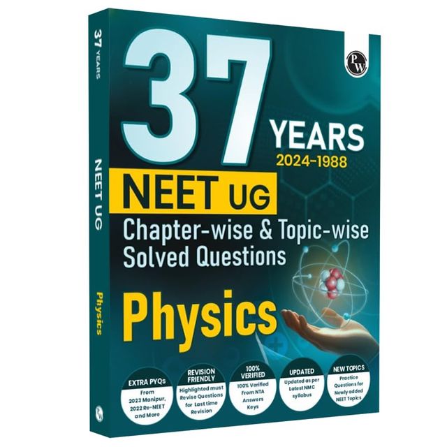 37 Yrs NEET Physics - Previous Year Solved Question Papers & Chapterwise Solutions For 2025
