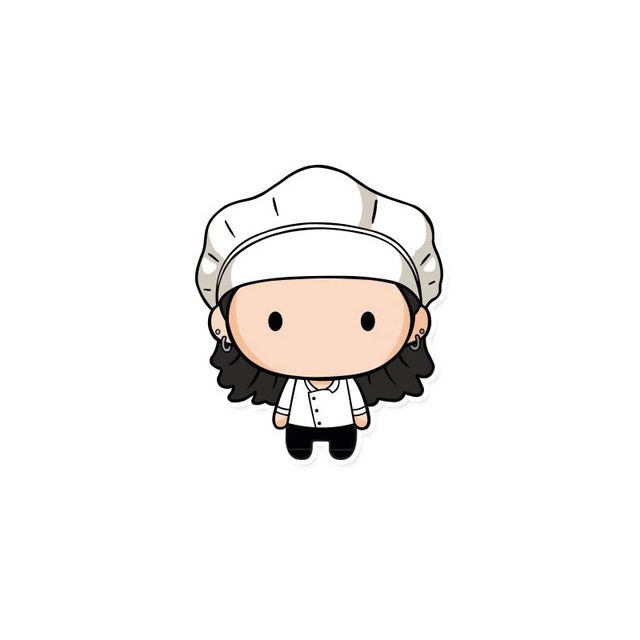 House of Festivals Monica Chibi - Friends Official Sticker