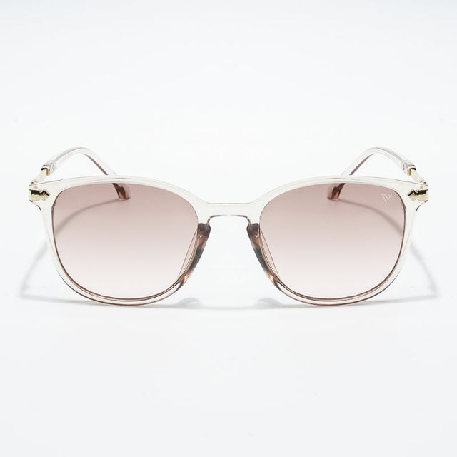 Voyage Unisex Plastic Wayfarer Sunglasses | Clear - M