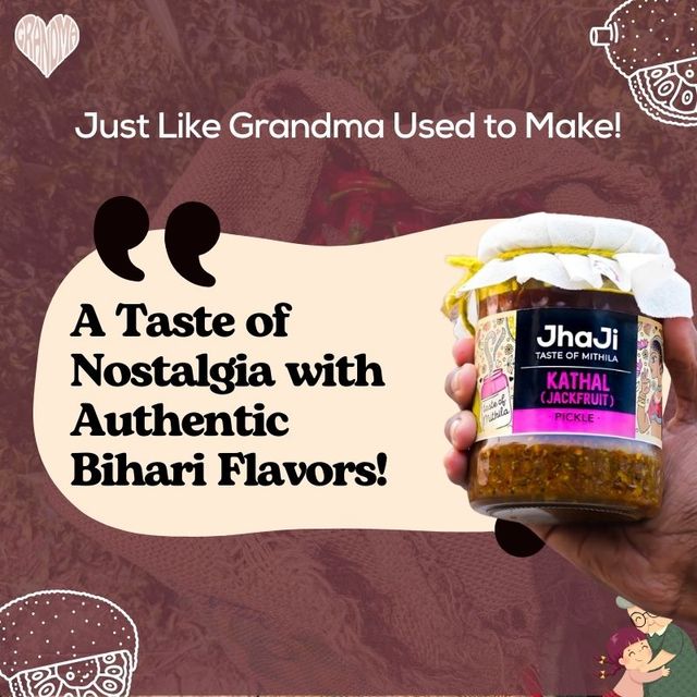 JhaJi Taste of Mithila Jackfruit Pickle Kathal ka Achaar