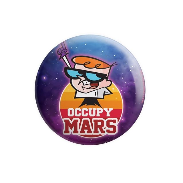 House Of Festivals Occupy Mars - Dexter'S Laboratory Official Badge