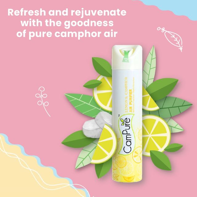 Campure Lemon & Camphor Air Purifier Can