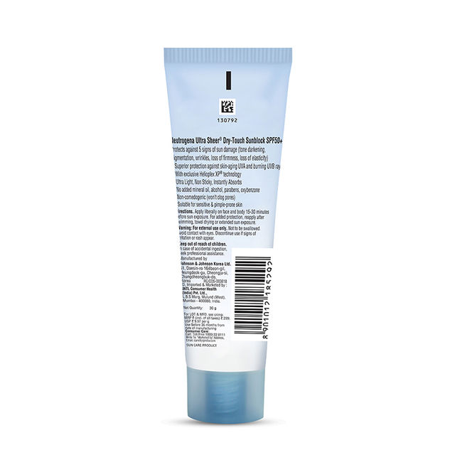 Neutrogena Ultra Sheer Dry Touch SPF 50+ Sunblock Sunscreen Lotion