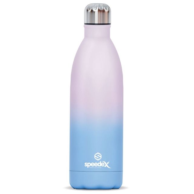 Speedex Milo Vacuum Insulated 24 Hrs Hot & Cold Thermosteel Water Bottle |1000 ml | Dual Pink Blue