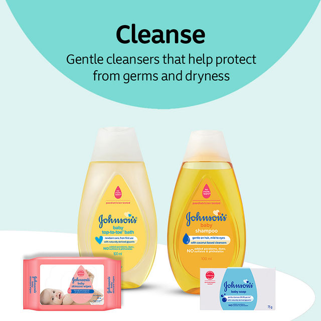 Johnson's Baby Love Baby Care Gift Set For Babies | Blue | 0+ months