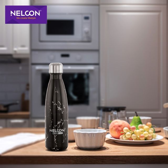 Nelcon Cola Bliss Thermoplus Vacuum Insulated Bottle | ISI Certified | School | College | 750 ml