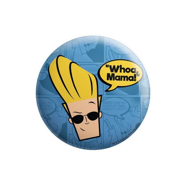 House Of Festivals Woah Mama - Johnny Bravo Official Badge
