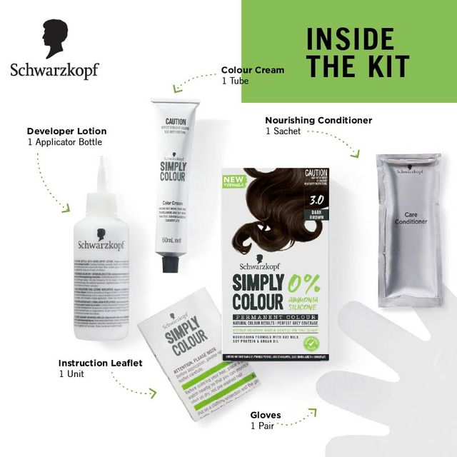 Schwarzkopf Simply Color Permanent Hair Colour 3-00 Dark Brown