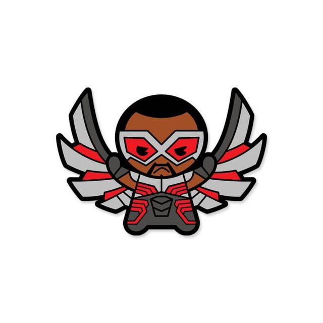 House Of Festivals Tyrion Lannister - Game Of Thrones Official Sticker (1pc) & House Of Festivals Falcon Chibi - Marvel Official Sticker (1pc) Combo