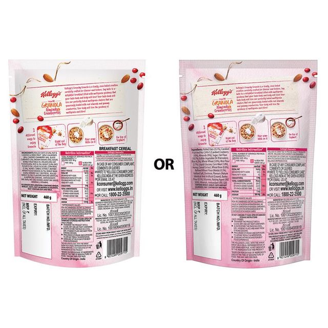 Kellogg's Almonds And Cranberries Granola
