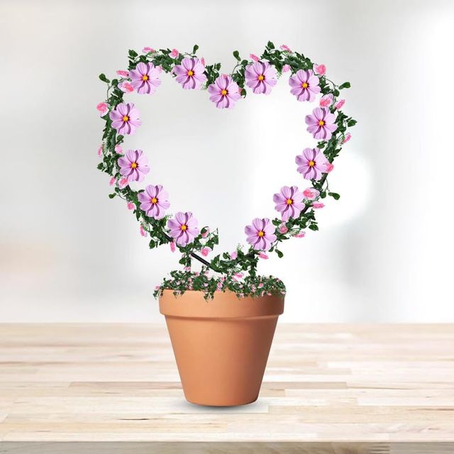 Peng Essentials Reva Home Decor Vase With Stand I Flower Pot - Indoor Planter I Desktop - Home