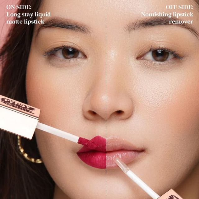 Typsy Beauty ON 'n' OFF Lipstick & Eraser 12 Hr Stay Creamy Matte Formula - Sip Happens