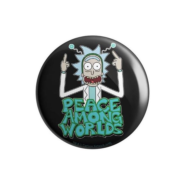 House Of Festivals Peace Among Worlds - Rick And Morty Official Badge