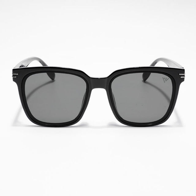 Voyage Unisex Plastic Wayfarer Sunglasses | Black - One Size