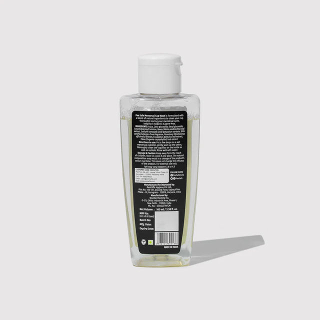 Pee Safe Menstrual Cup Wash