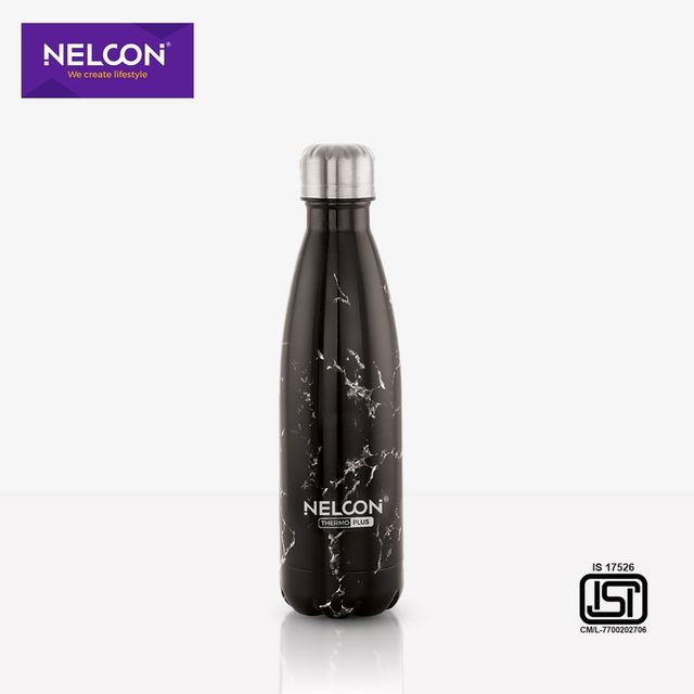 Nelcon Cola Bliss Thermoplus Vacuum Insulated Bottle | ISI Certified | School | College | 750 ml