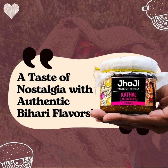 Jhaji Taste of Mithila Jackfruit Pickle Kathal ka Achaar