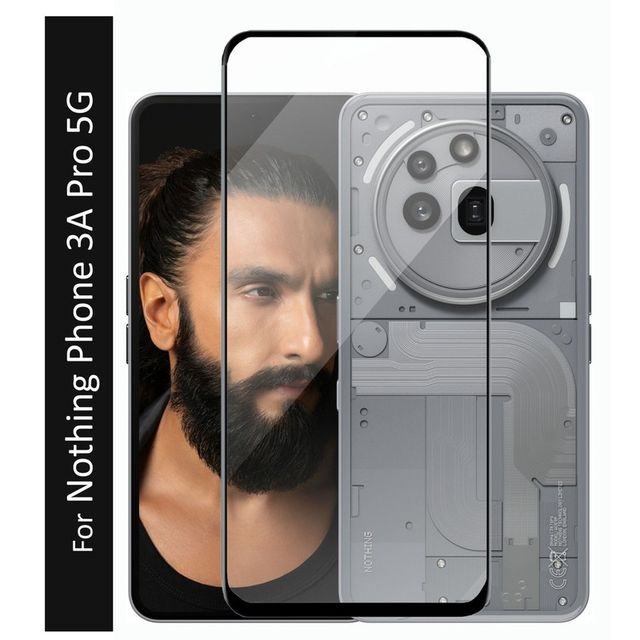 Kwine Case Nothing Phone 3A Pro 5G Tempered Glass Screen Protector