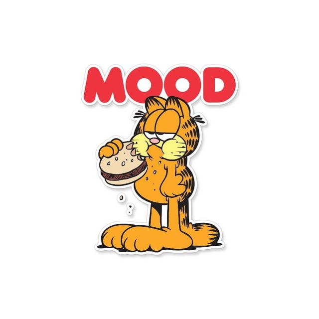 House Of Festivals Garfield- Mood - Garfield Official Sticker