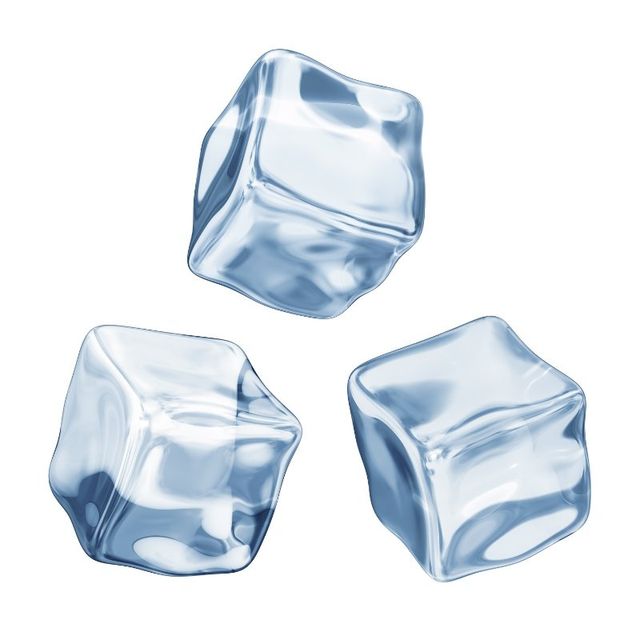 Golden Cube Ice Cubes